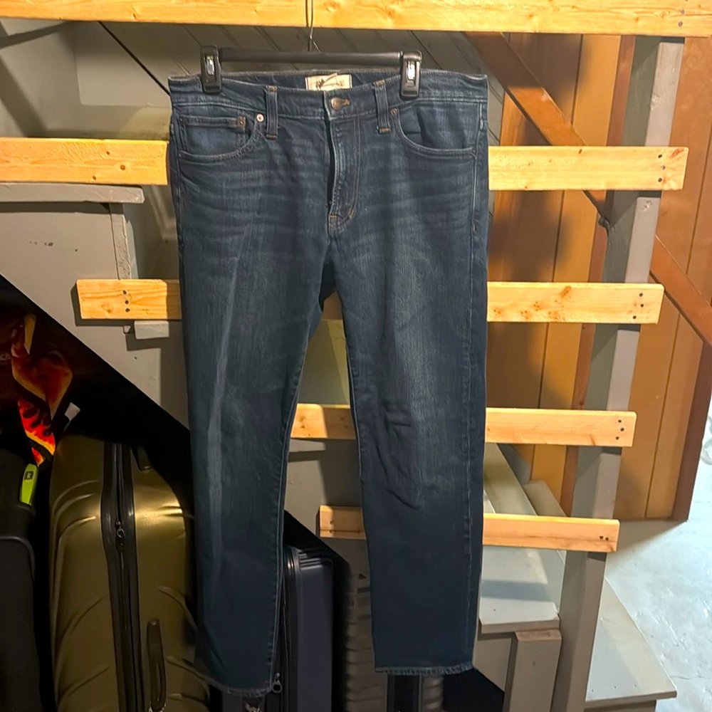 Madewell Straight cut jeans (stratfield wash) Like New!